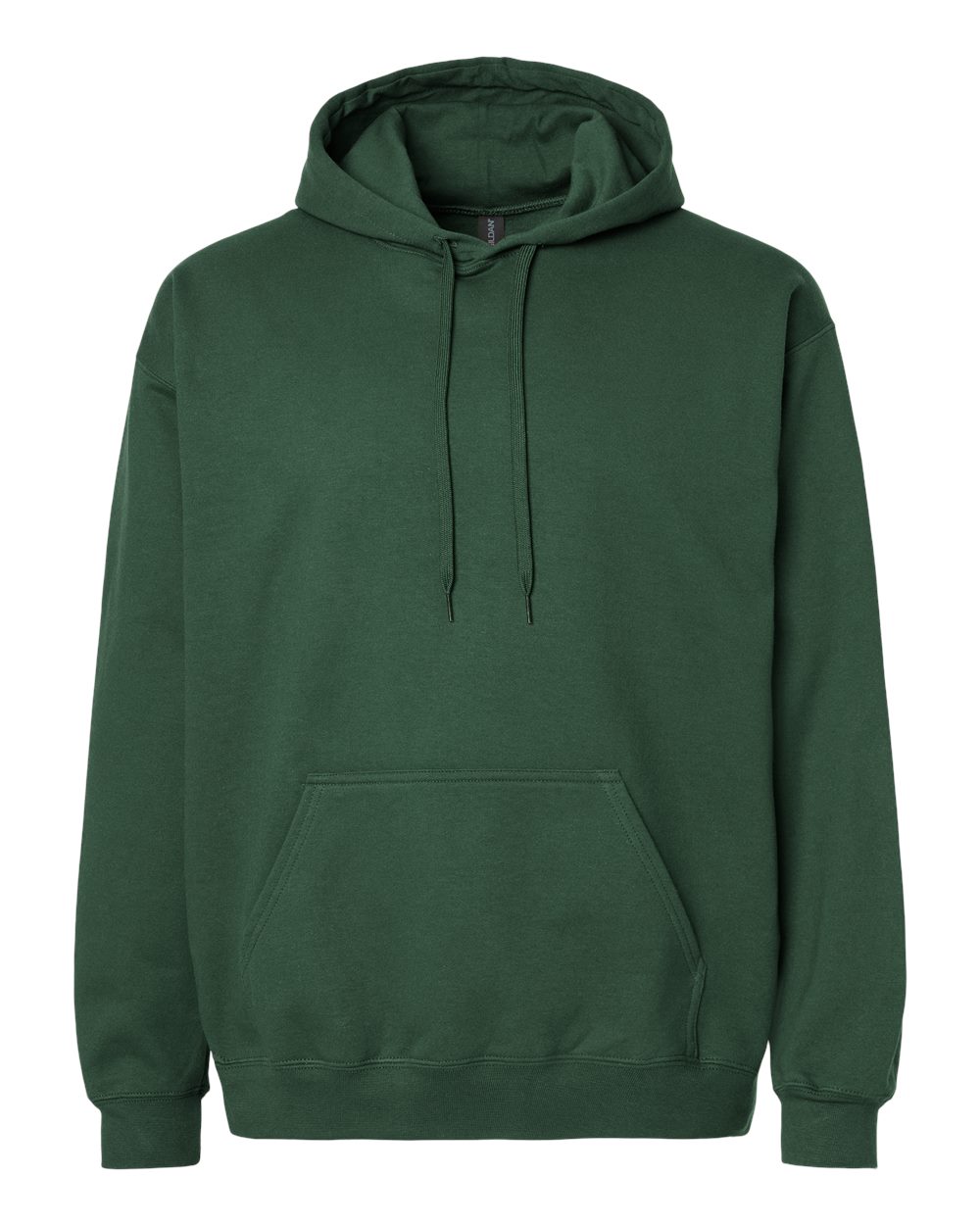 Unisex Softstyle® Midweight Hooded Sweatshirt - Front - B24160543 - Forest Green