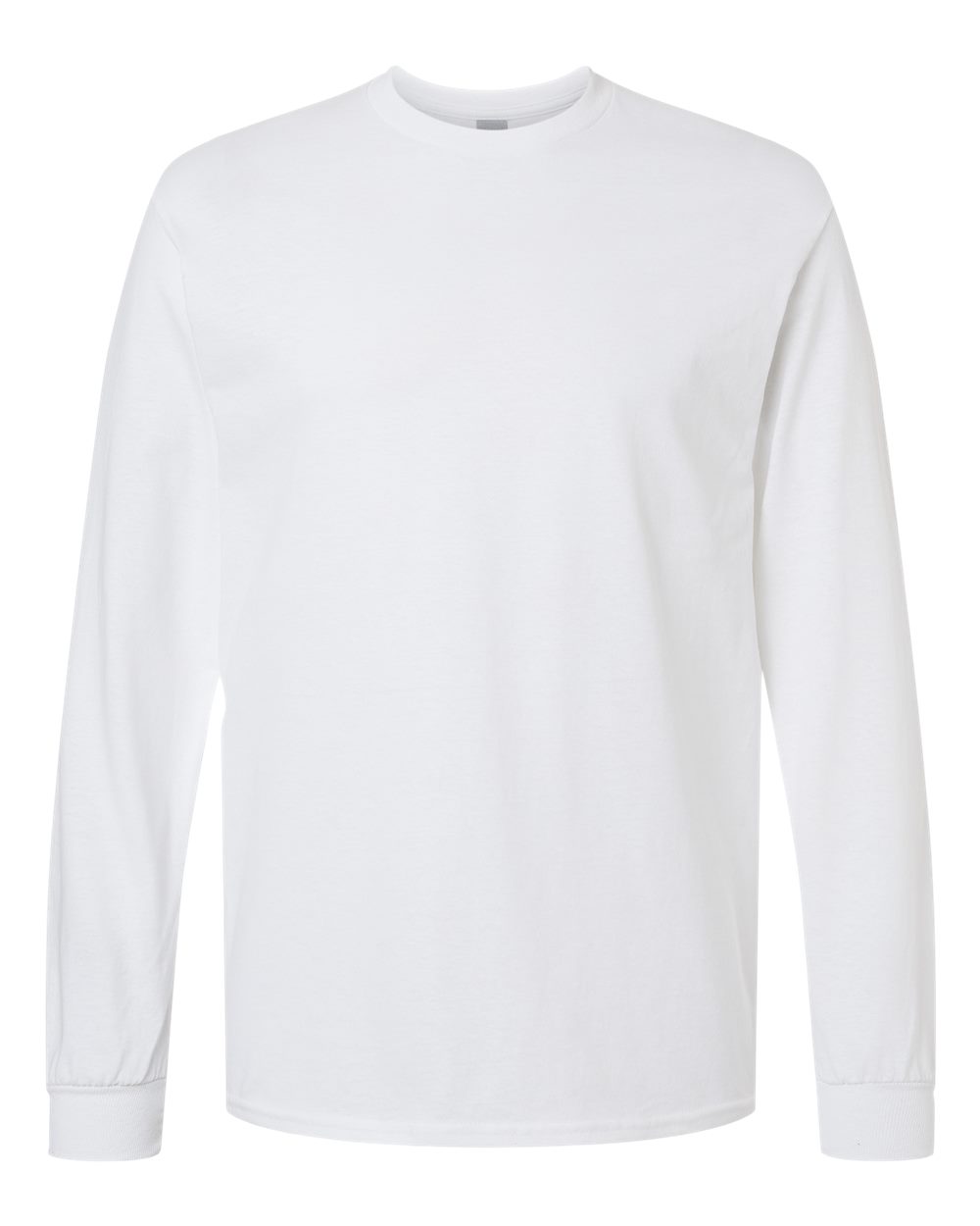 Men's Heavy Cotton™ Long Sleeve T-Shirt - Front - B04060003 - White