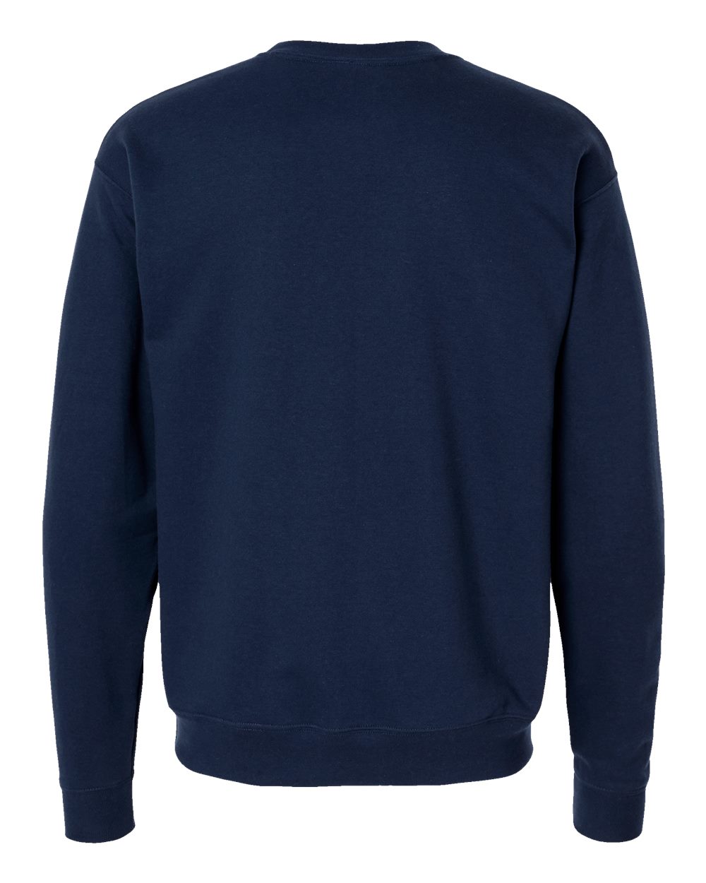 Unisex Perfect Sweats Crewneck Sweatshirt - Back - B02800653 - Navy