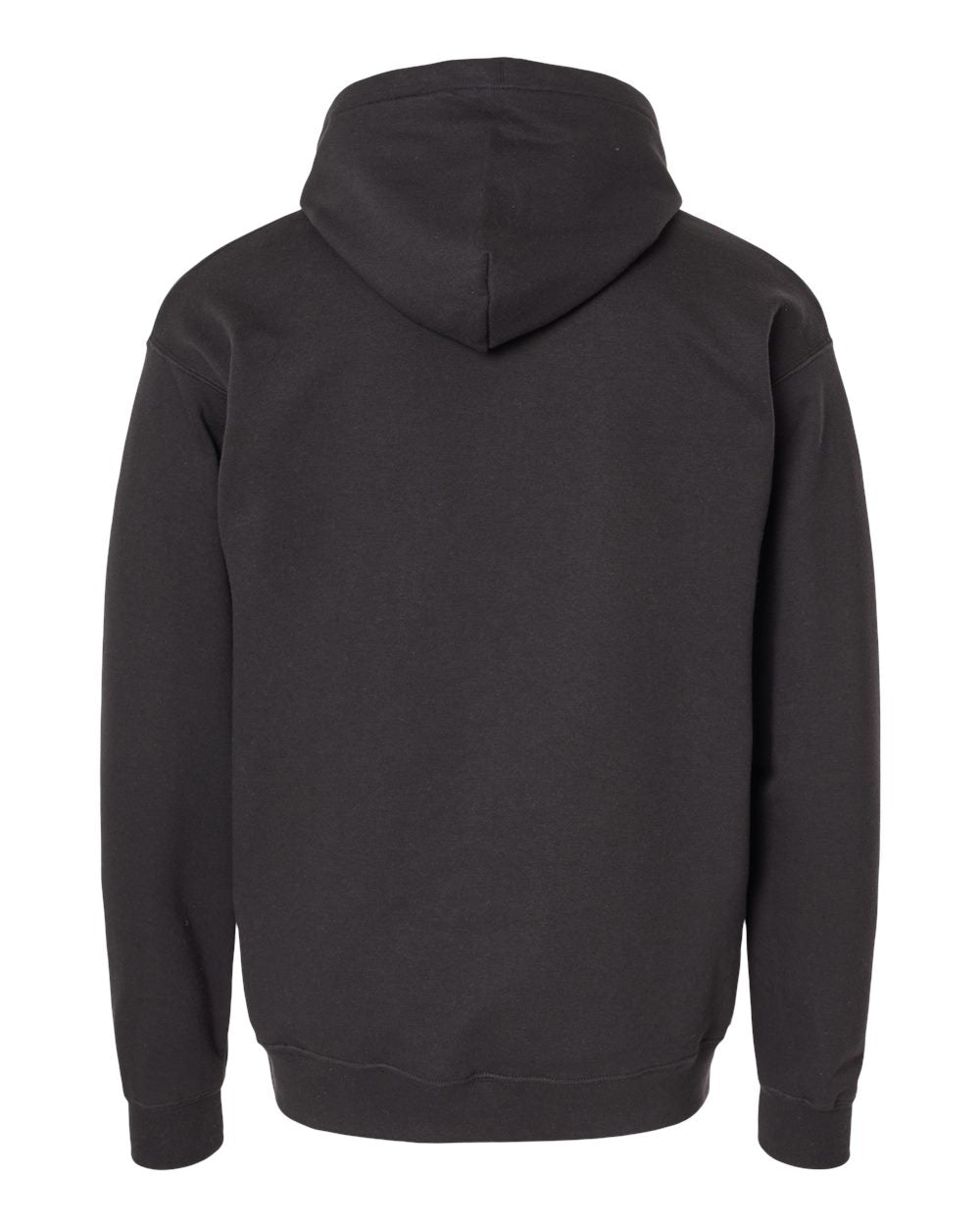 Unisex Perfect Sweats Hooded Sweatshirt - Back - B02900503 - Black