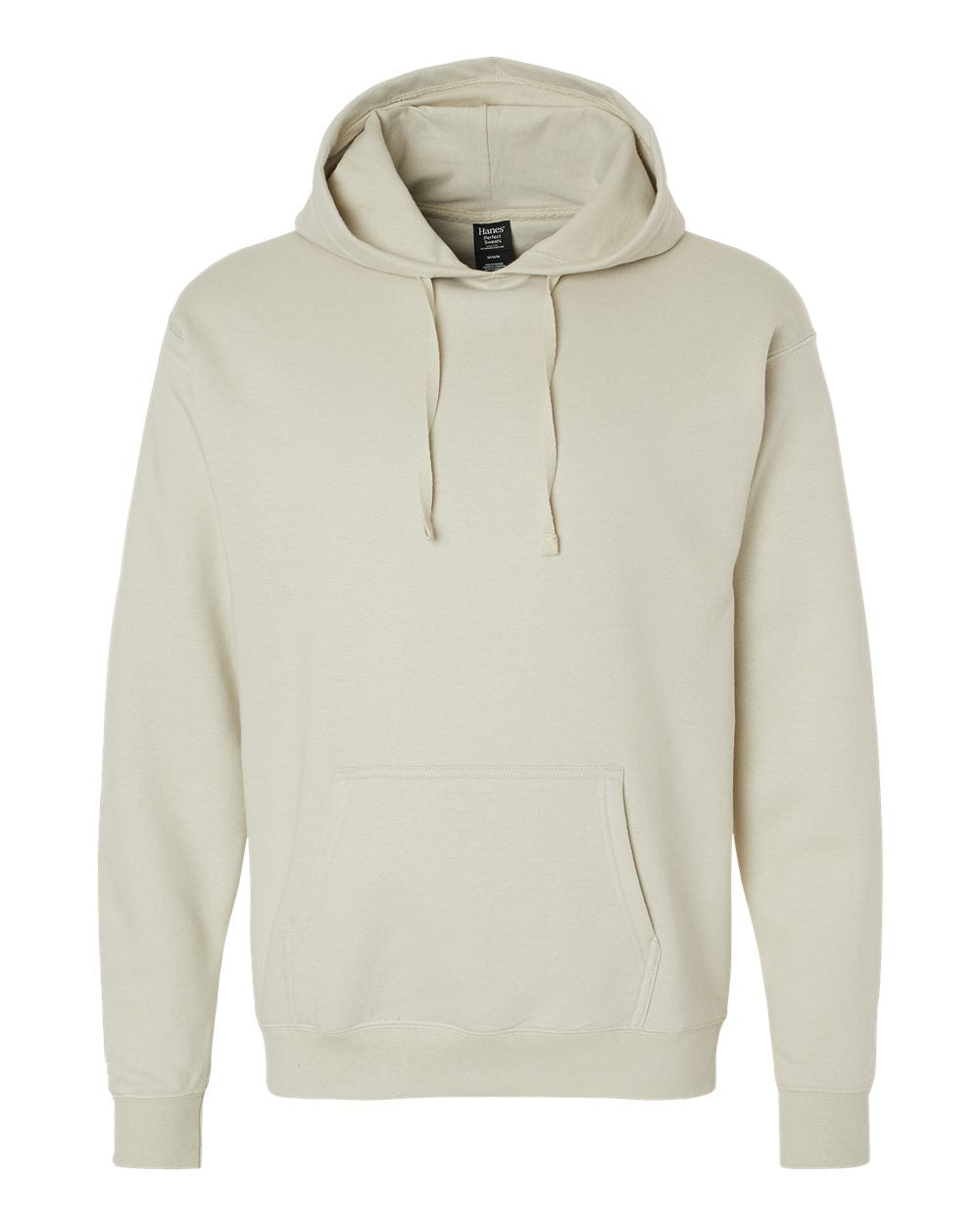 Unisex Perfect Sweats Hooded Sweatshirt - Front - B02900733 - Sand