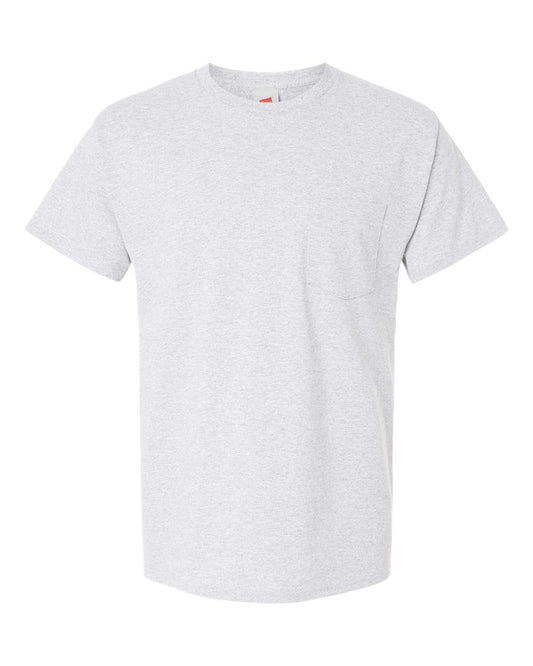 Essential-T Pocket T-Shirt - Front - B11600023 - Ash