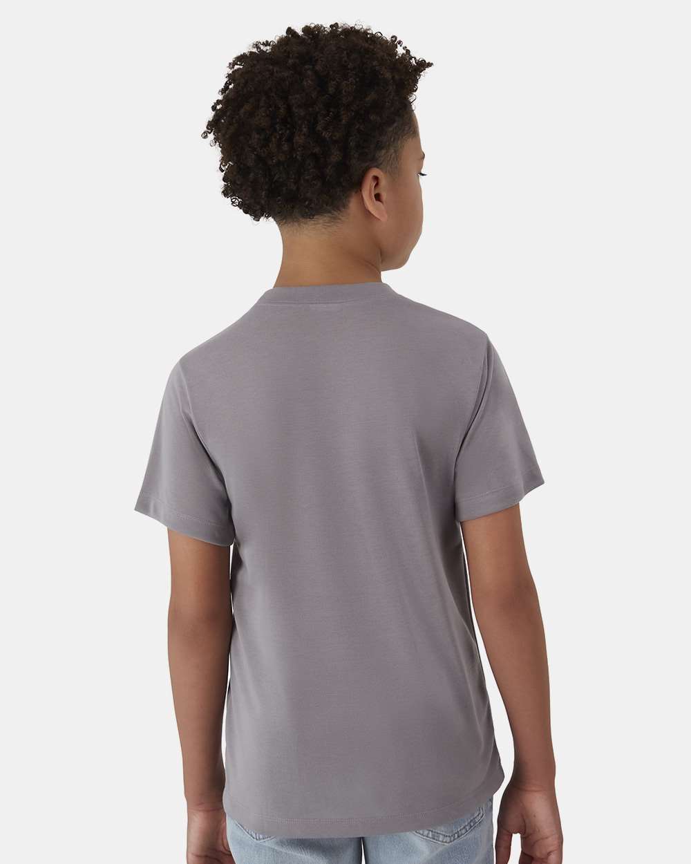 Youth Cool DRI® Cotton Touch T-Shirt - OnModelBack - B10200132 - Graphite