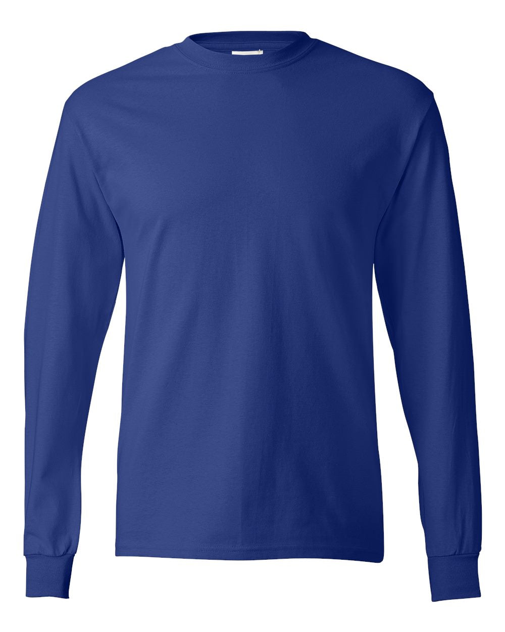 Authentic Long Sleeve T-Shirt - Front - B06000883 - Deep Royal