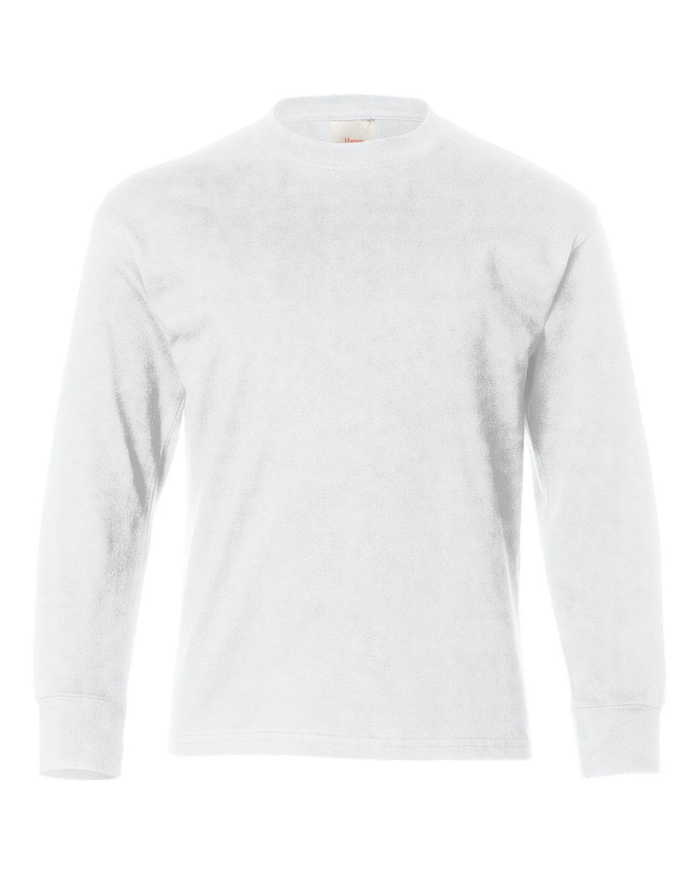 Youth Authentic Long Sleeve T-Shirt - Front - B34000002 - White