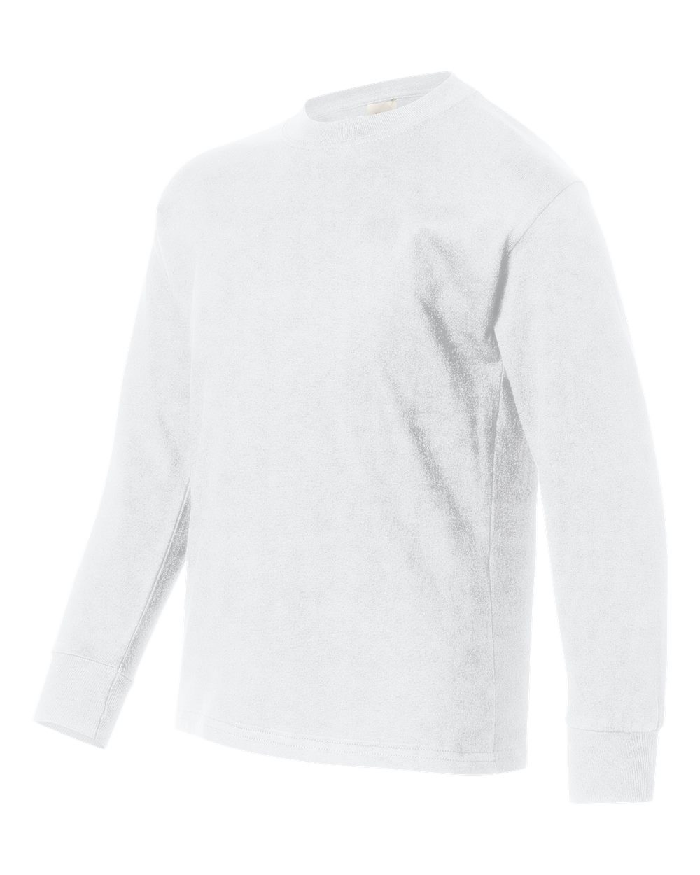 Youth Authentic Long Sleeve T-Shirt - Side - B34000002 - White