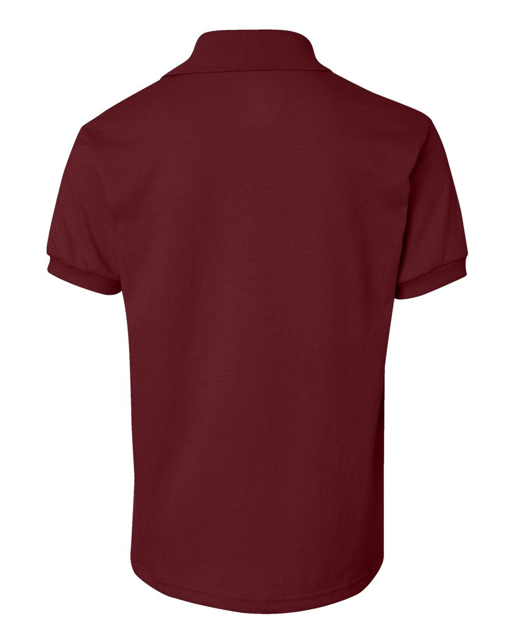 Youth Ecosmart® Jersey Polo - Back - B31000532 - Maroon
