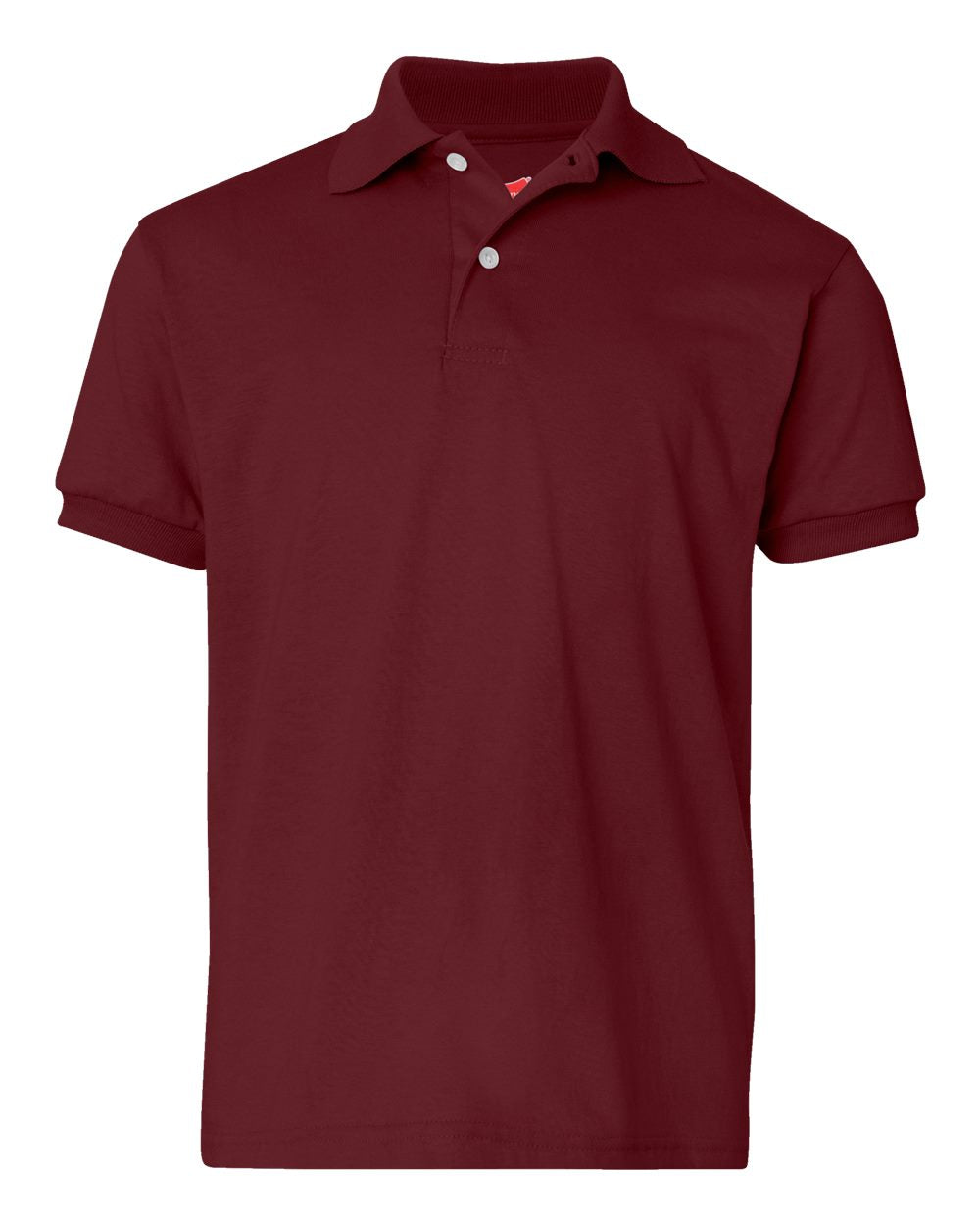 Youth Ecosmart® Jersey Polo - Front - B31000532 - Maroon