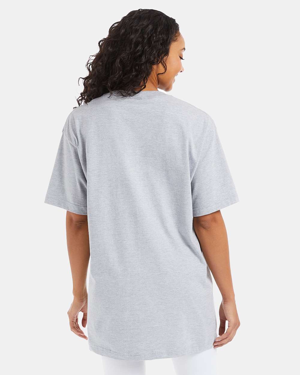 Beefy-T® Tall T-Shirt - OnModelBack - B06600585 - Light Steel