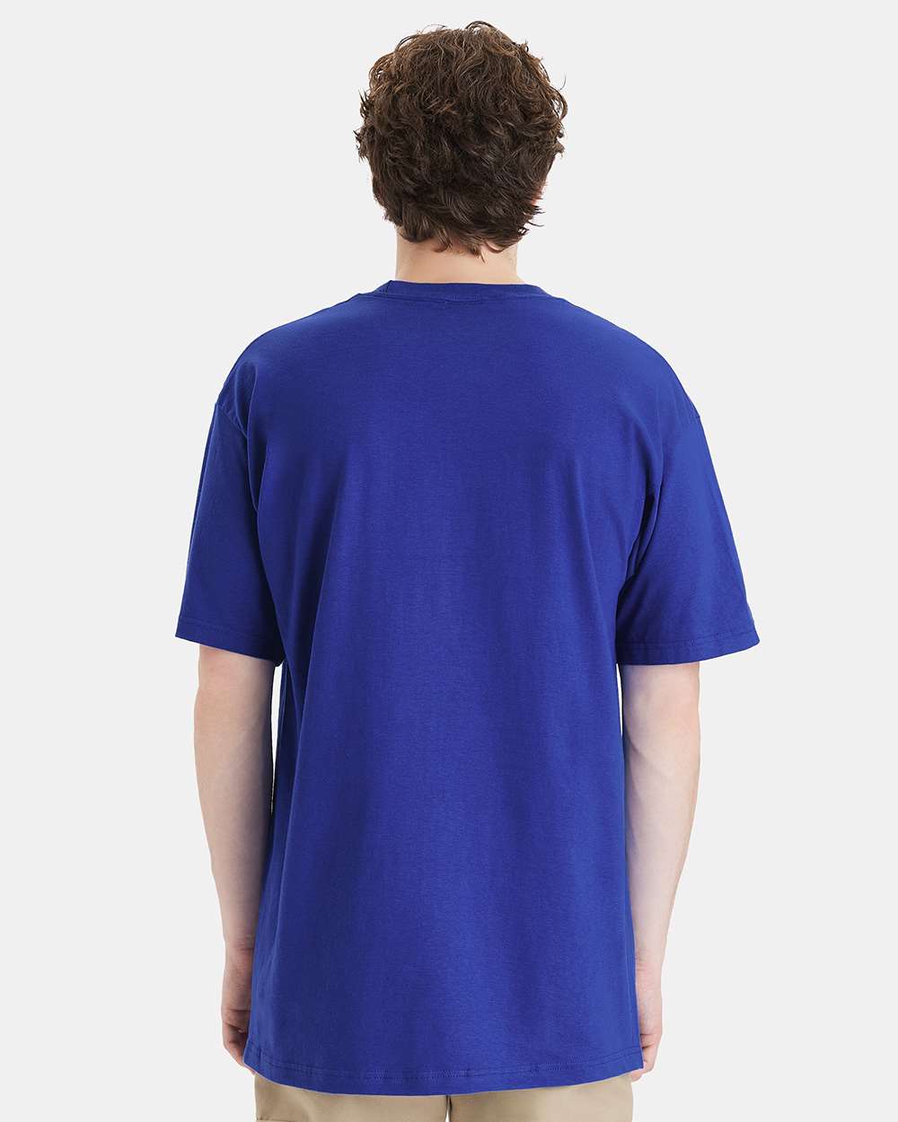 Beefy-T® Tall T-Shirt - OnModelBack - B06600885 - Deep Royal