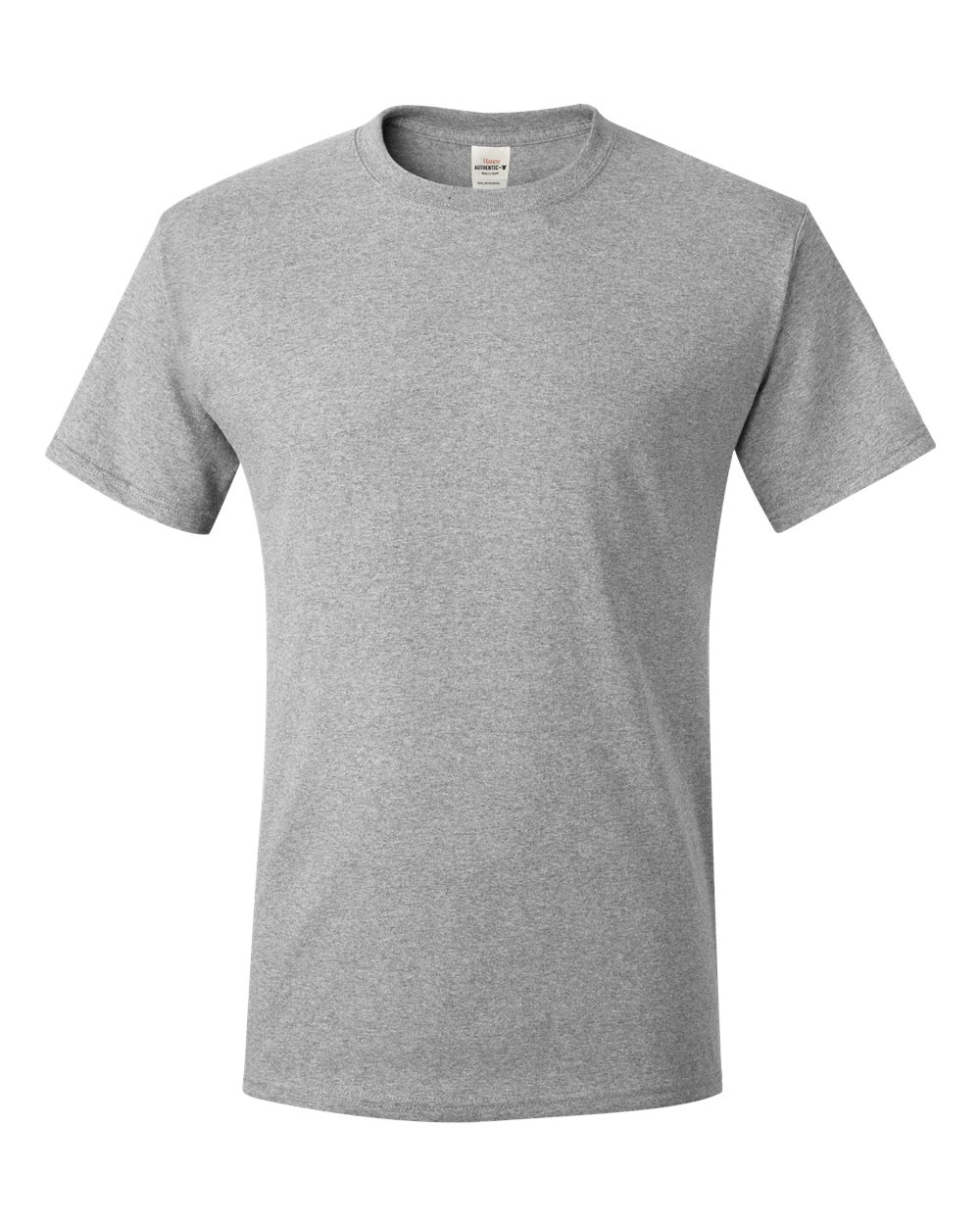 Unisex Authentic T-Shirt - Front - B00700583 - Light Steel