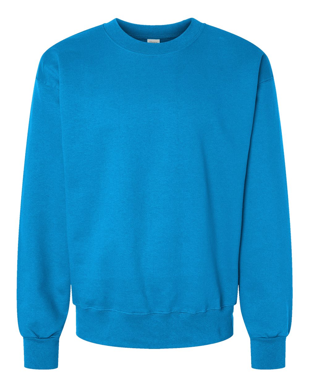 Unisex Ultimate Cotton® Crewneck Sweatshirt - Front - B21700763 - Teal