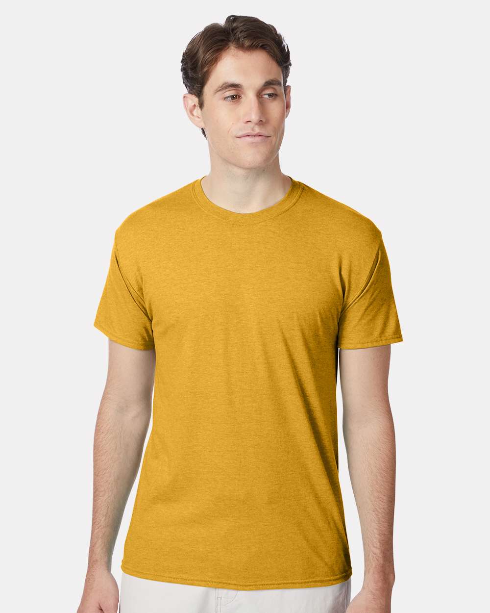 Perfect-T Triblend T-Shirt - OnModelFront - B34200123 - Gold Heather