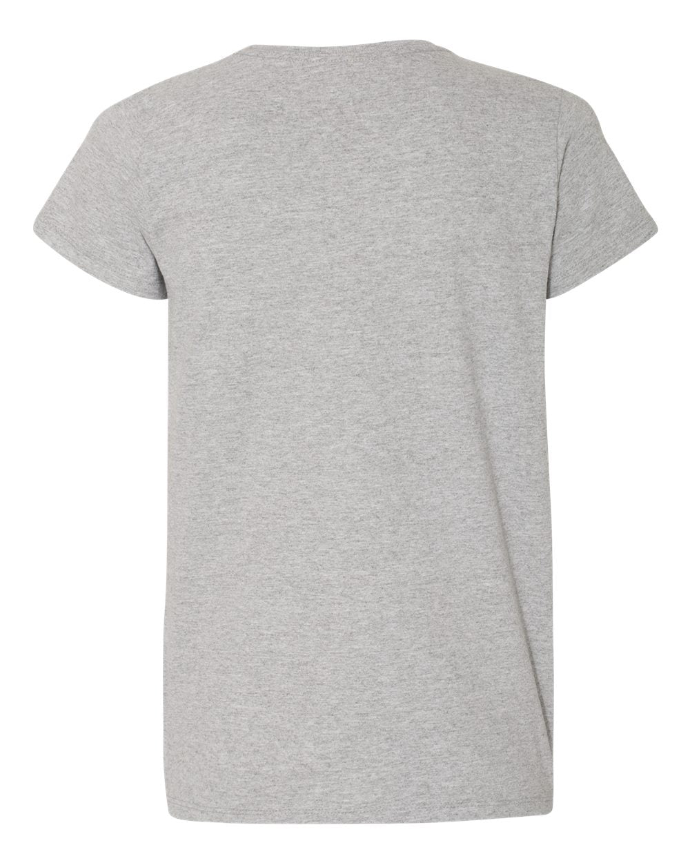Women's Essential-T V-Neck T-Shirt - Back - B34600588 - Light Steel