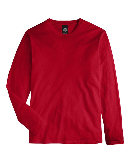 Unisex Perfect-T Long Sleeve T-Shirt - Front - B20600223 - Deep Red