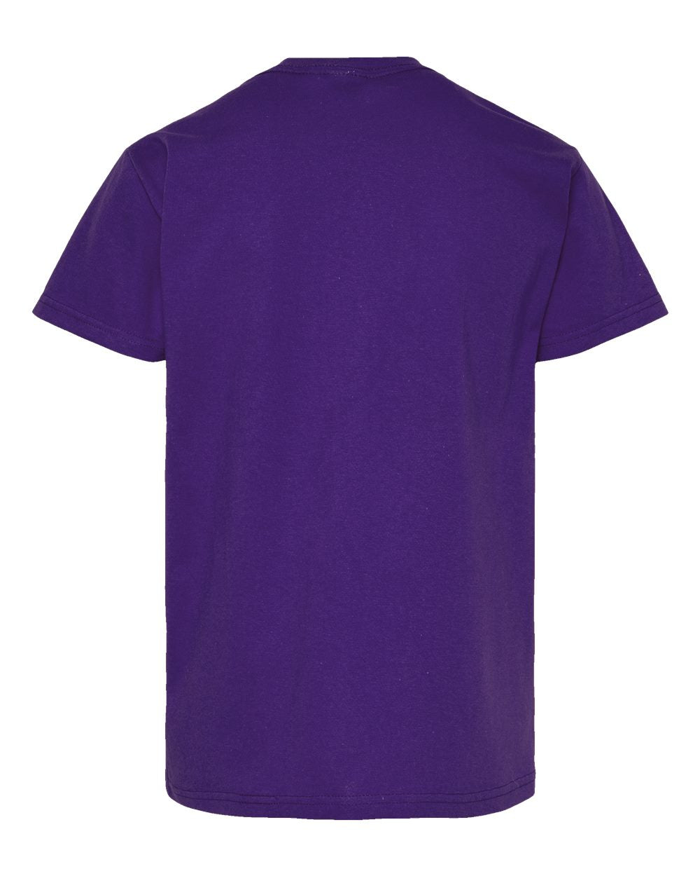 Youth Essential-T T-Shirt - Back - B31500682 - Athletic Purple