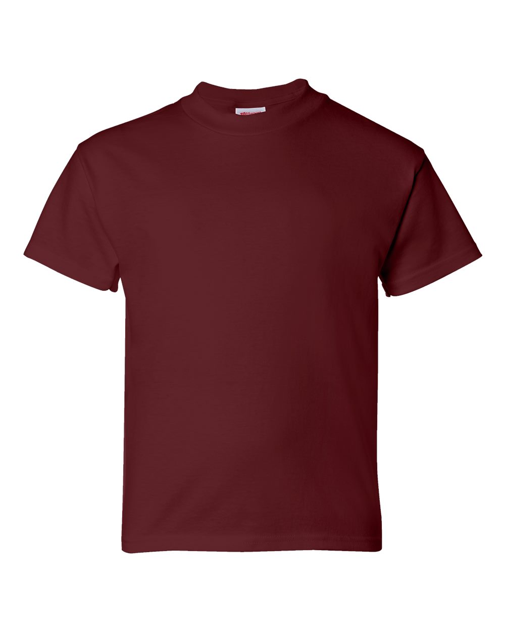 Youth Essential-T T-Shirt - Front - B31500534 - Maroon
