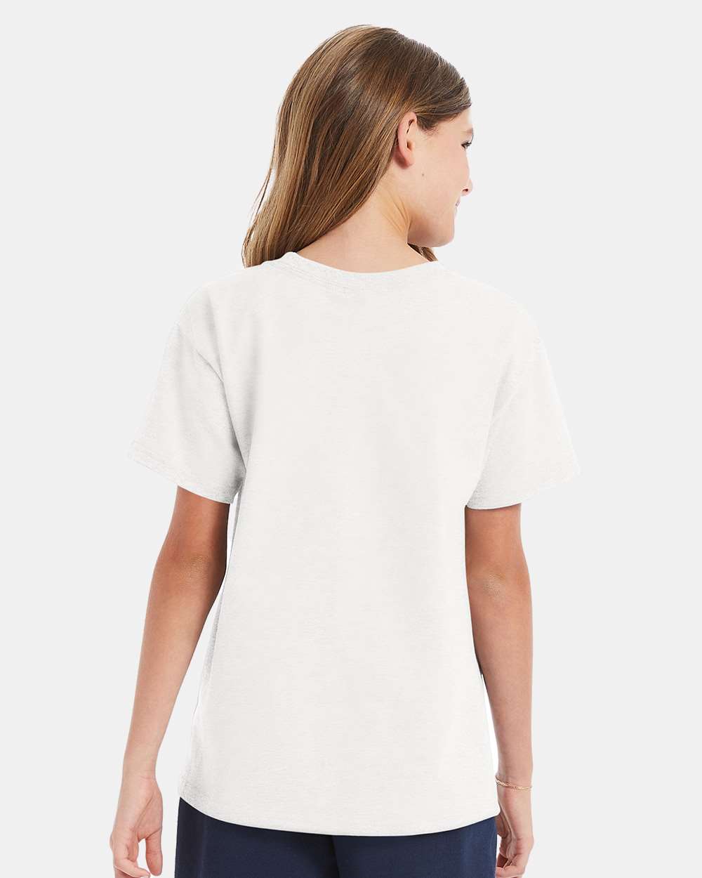 Youth Essential-T T-Shirt - OnModelBack - B31500002 - White