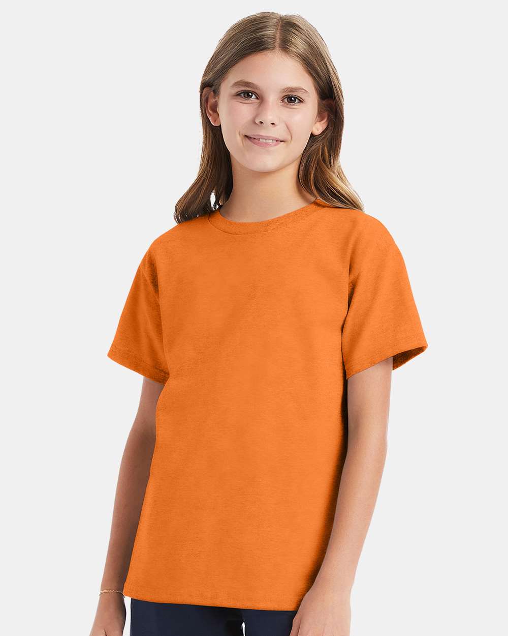 Youth Essential-T T-Shirt - OnModelFront - B31500042 - Tennessee Orange