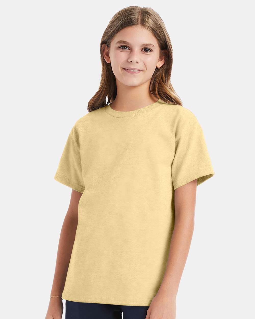 Youth Essential-T T-Shirt - OnModelFront - B31500122 - Athletic Gold
