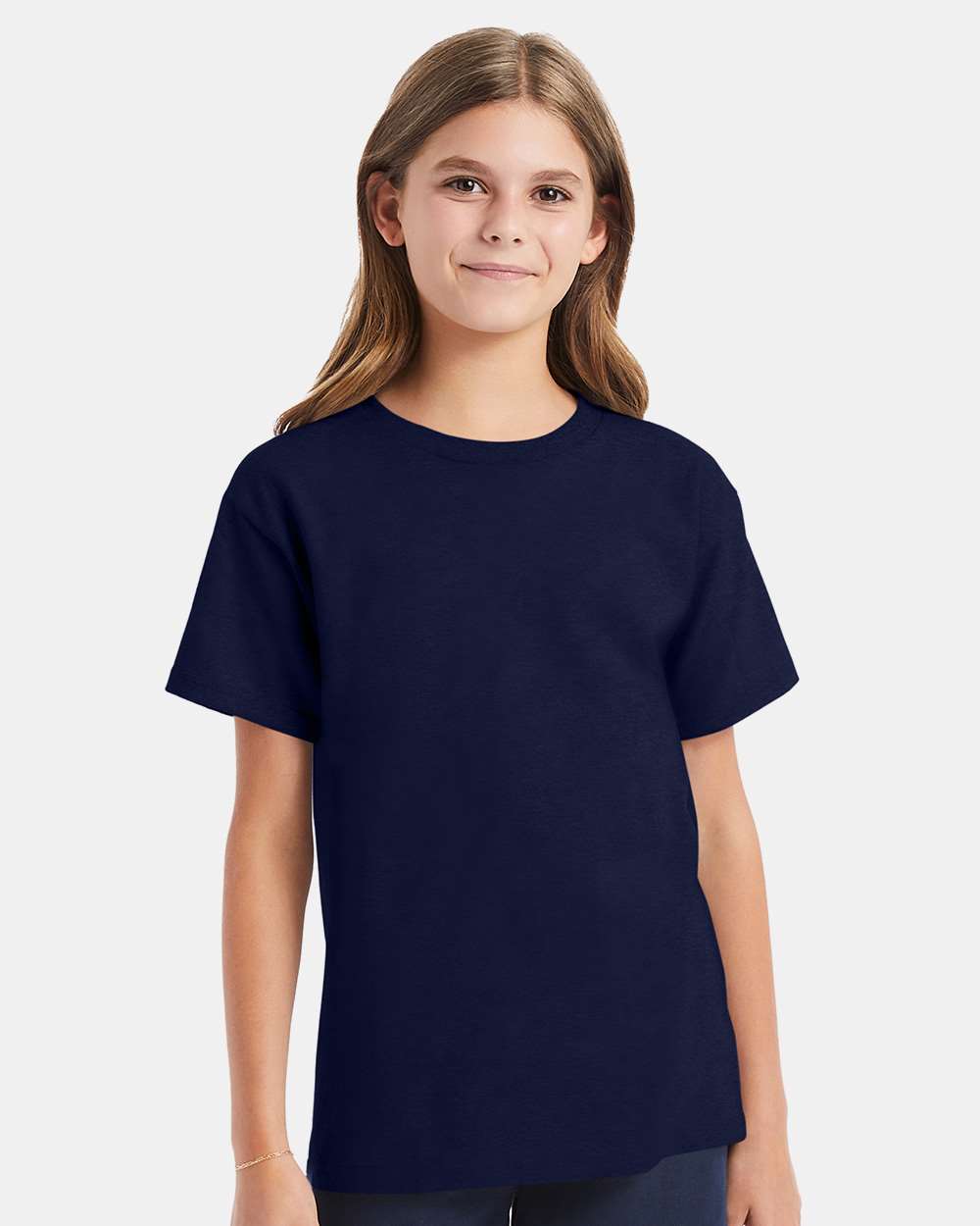 Youth Essential-T T-Shirt - OnModelFront - B31500652 - Navy