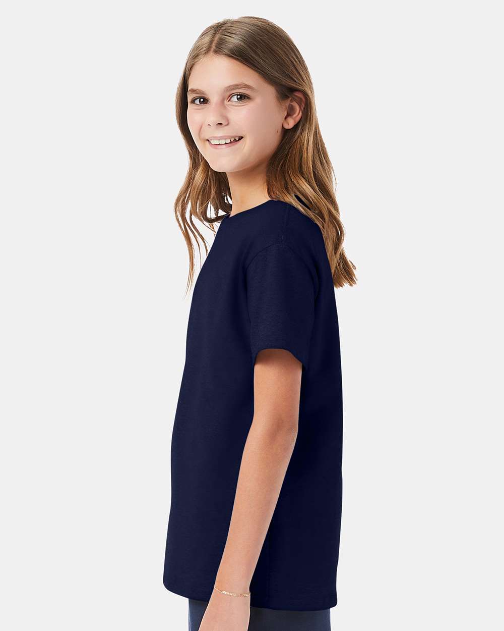 Youth Essential-T T-Shirt - OnModelSide - B31500652 - Navy