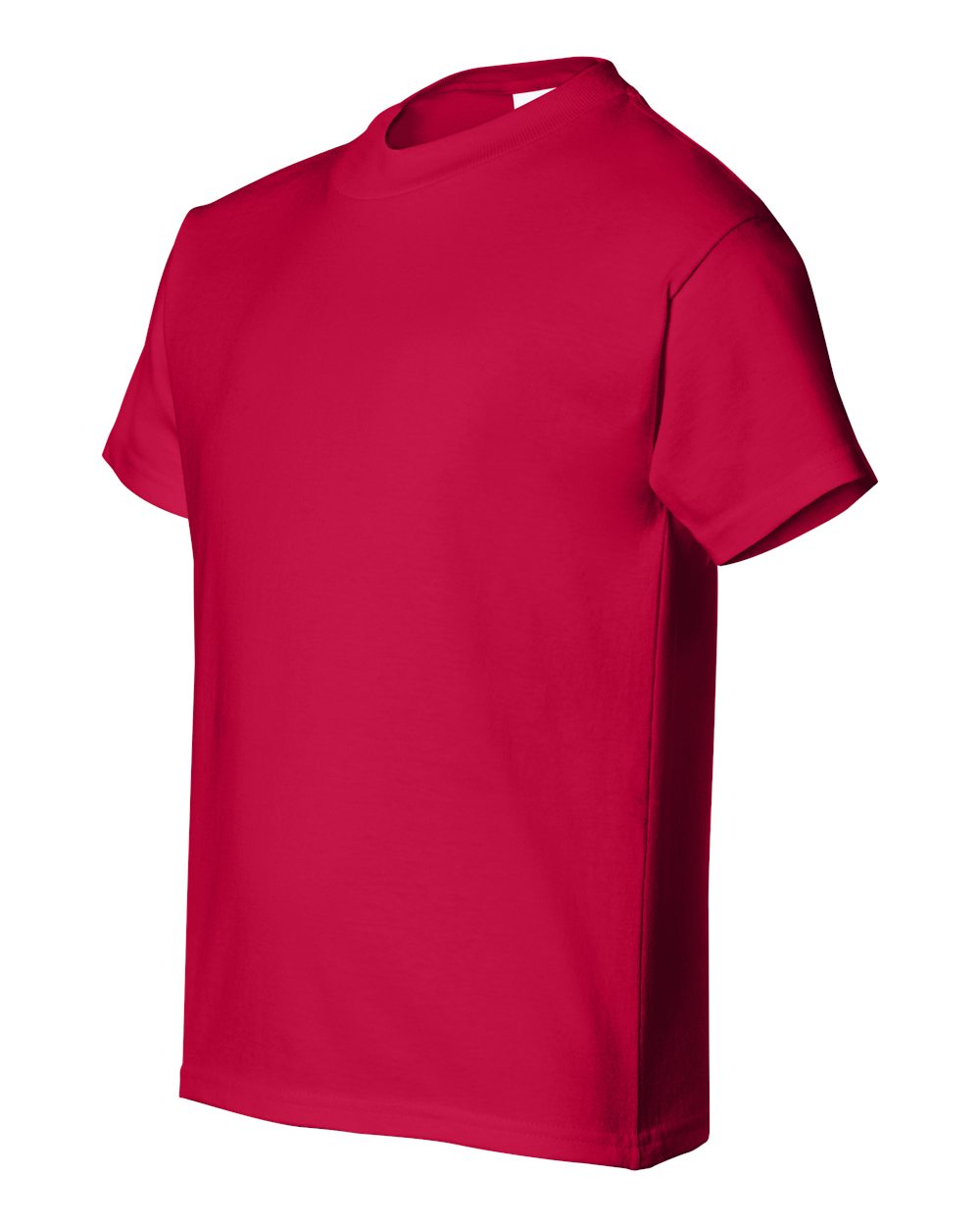Youth Essential-T T-Shirt - Side - B31500222 - Deep Red