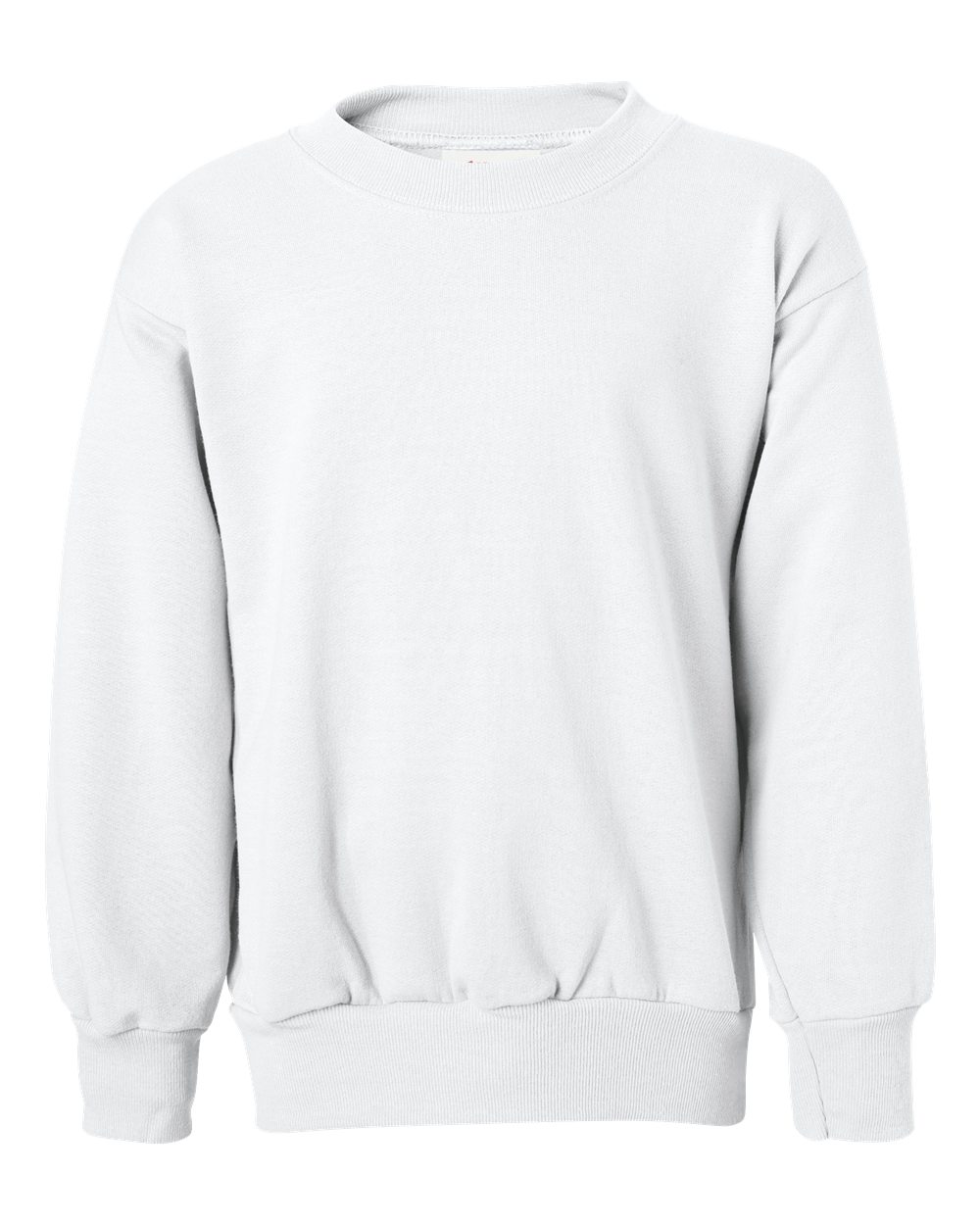 Youth Ecosmart® Crewneck Sweatshirt - Front - B33000002 - White