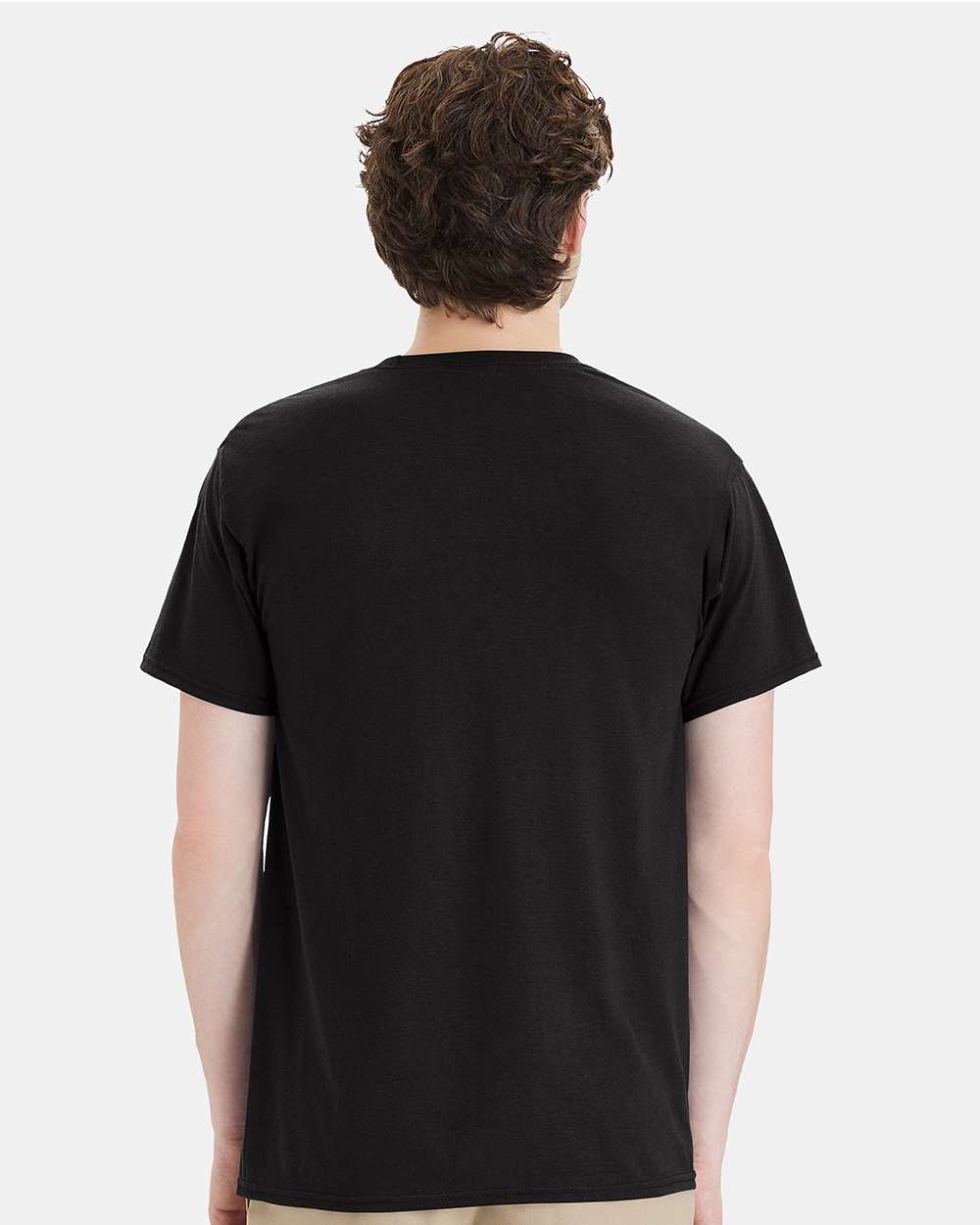 Unisex Workwear Pocket T-Shirt - OnModelBack - B25000503 - Black