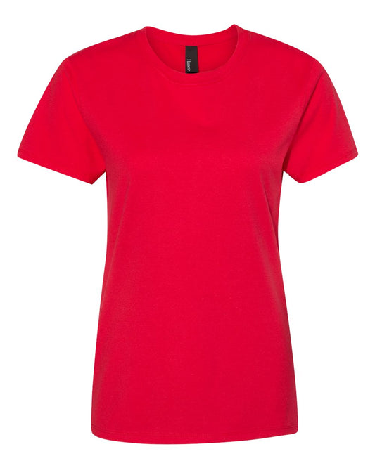 Women's Perfect-T T-Shirt - Front - B50200073 - Athletic Red