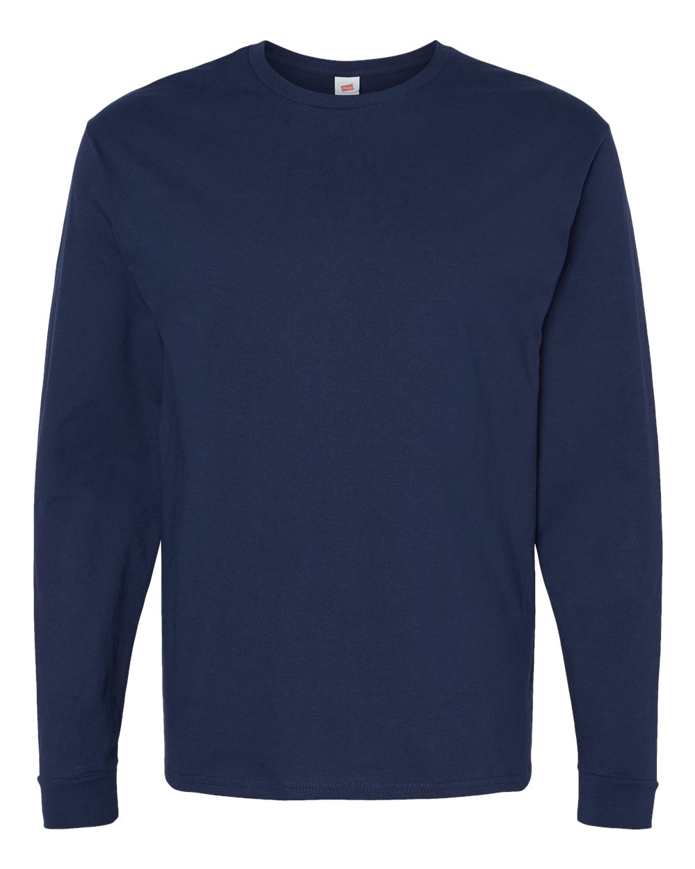 Essential-T Long Sleeve T-Shirt - Front - B04000663 - Athletic Navy