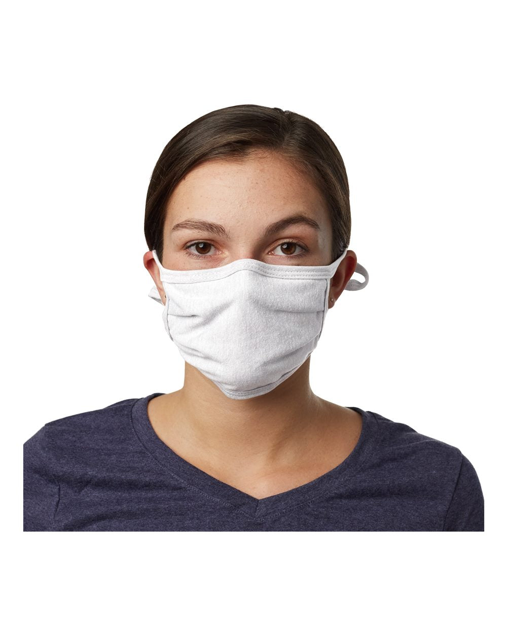 X-Temp™ 2-Ply Adjustable Face Mask - Front - B02000000 - White