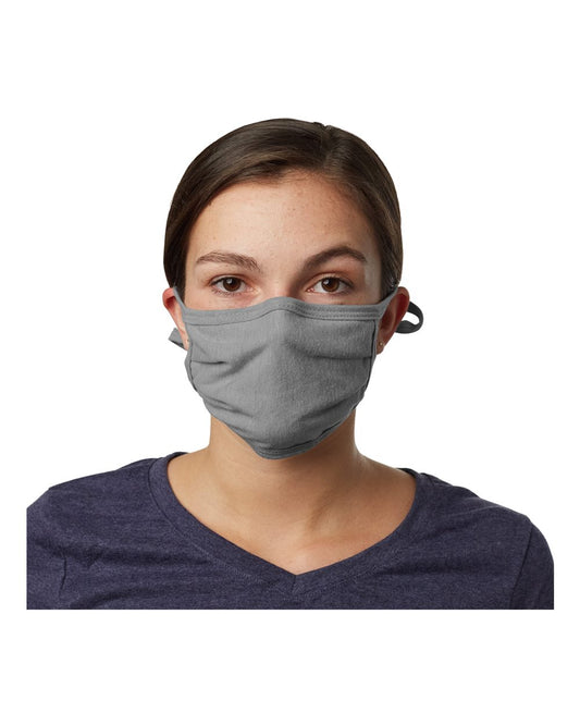 X-Temp™ 2-Ply Adjustable Face Mask - Front - B02000130 - Concrete Grey