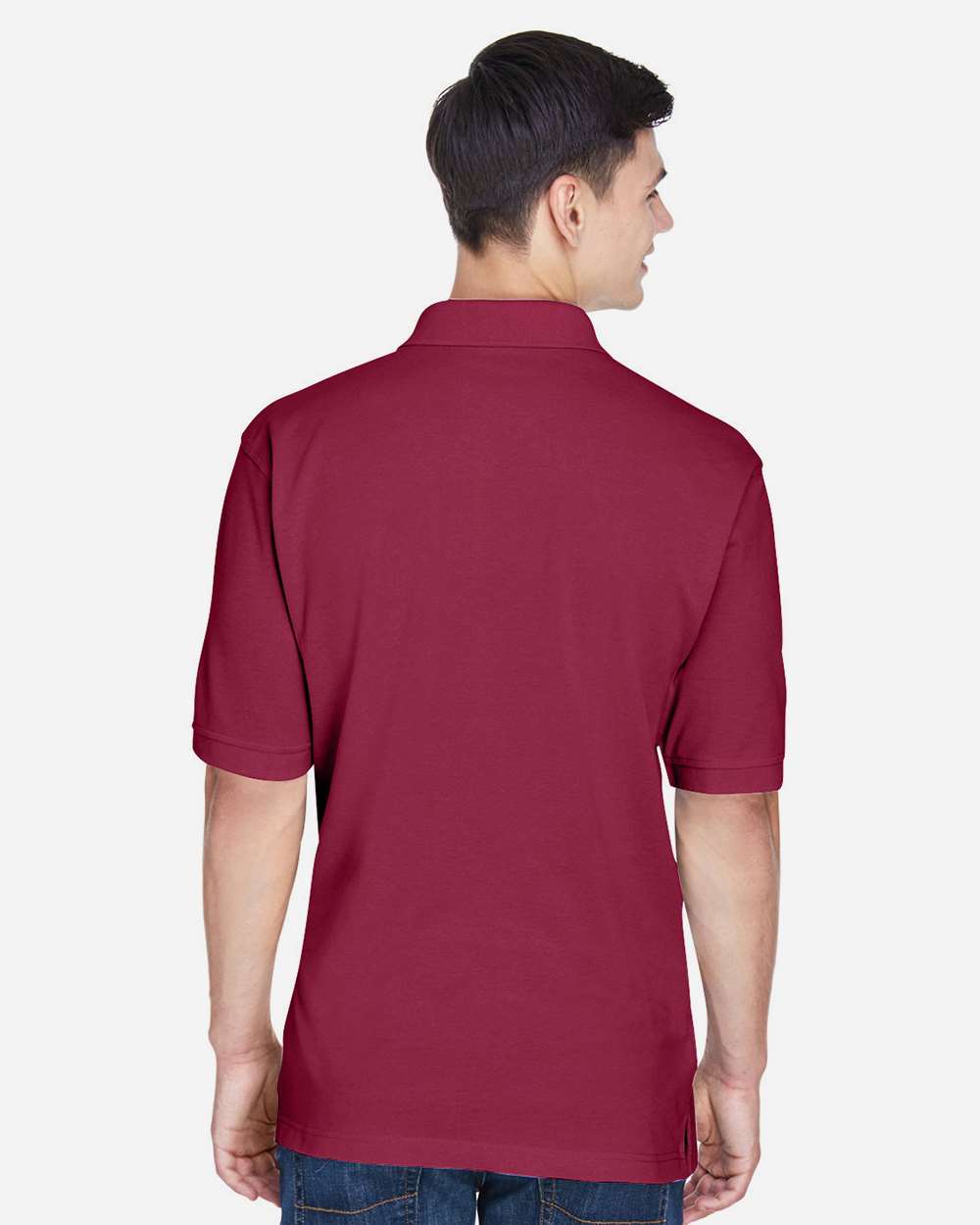 Men's Easy Blend™ Polo - OnModelBack - B203B9532 - Wine
