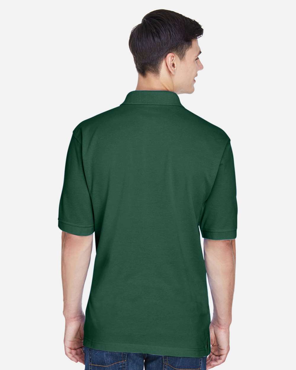 Men's Easy Blend™ Polo - OnModelBack - B203B9542 - Hunter
