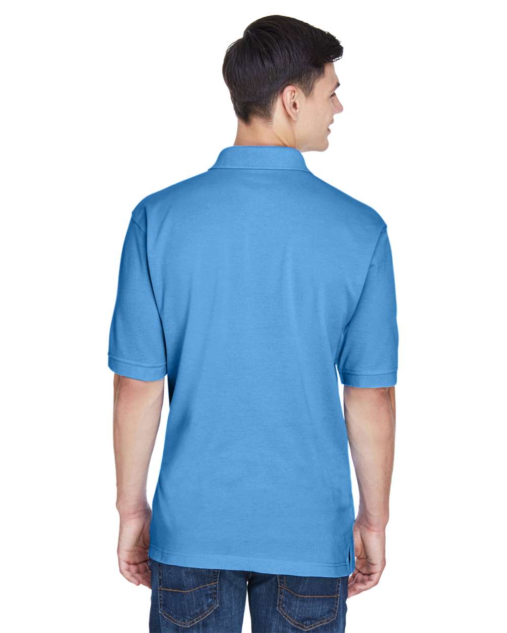 Men's Easy Blend™ Polo - OnModelBack - B203B9652 - Nautical Blue