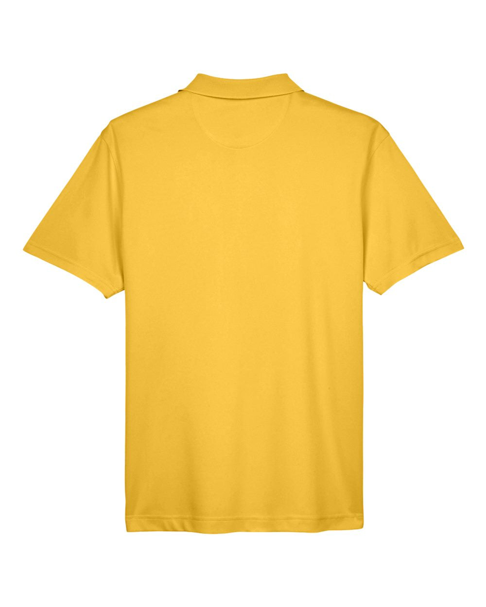 Men's Polyester Jersey Polo - Back - B209B9122 - Gold