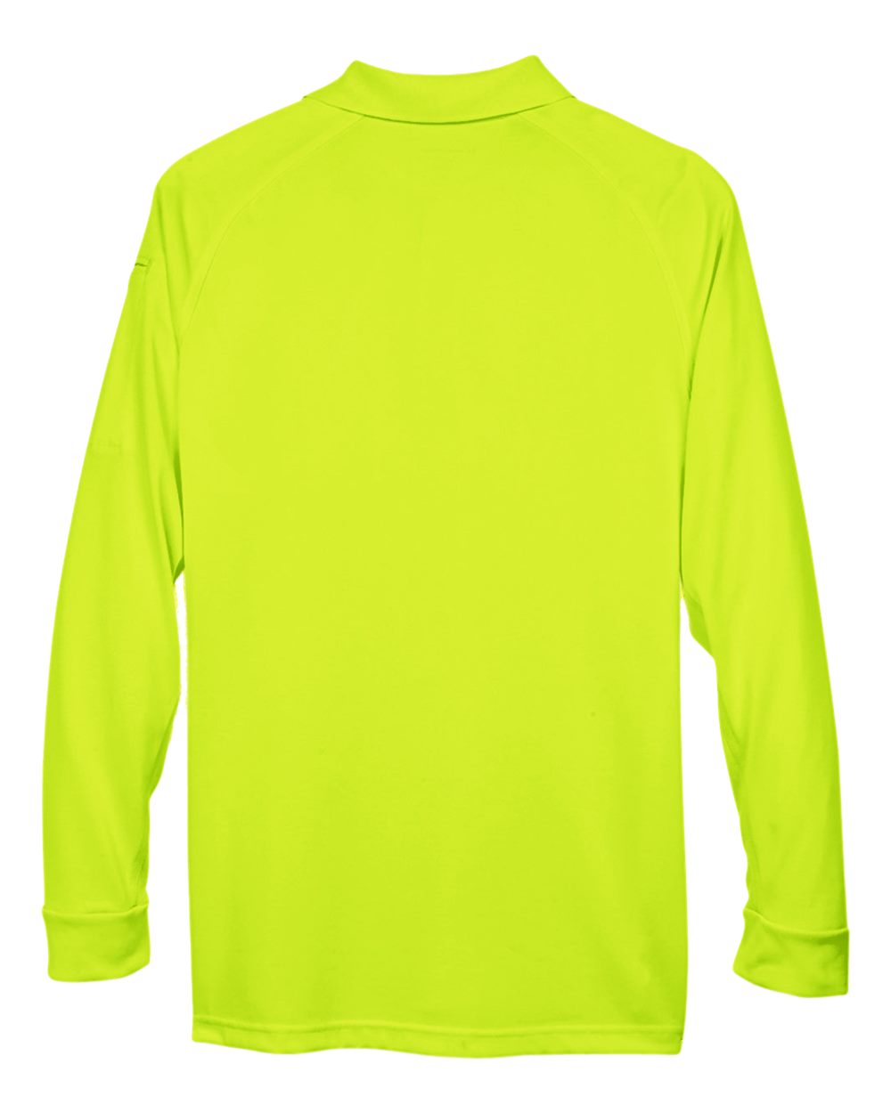 Men's Advantage Long Sleeve Tactical Polo - Back - B200B9662 - Safety Yellow