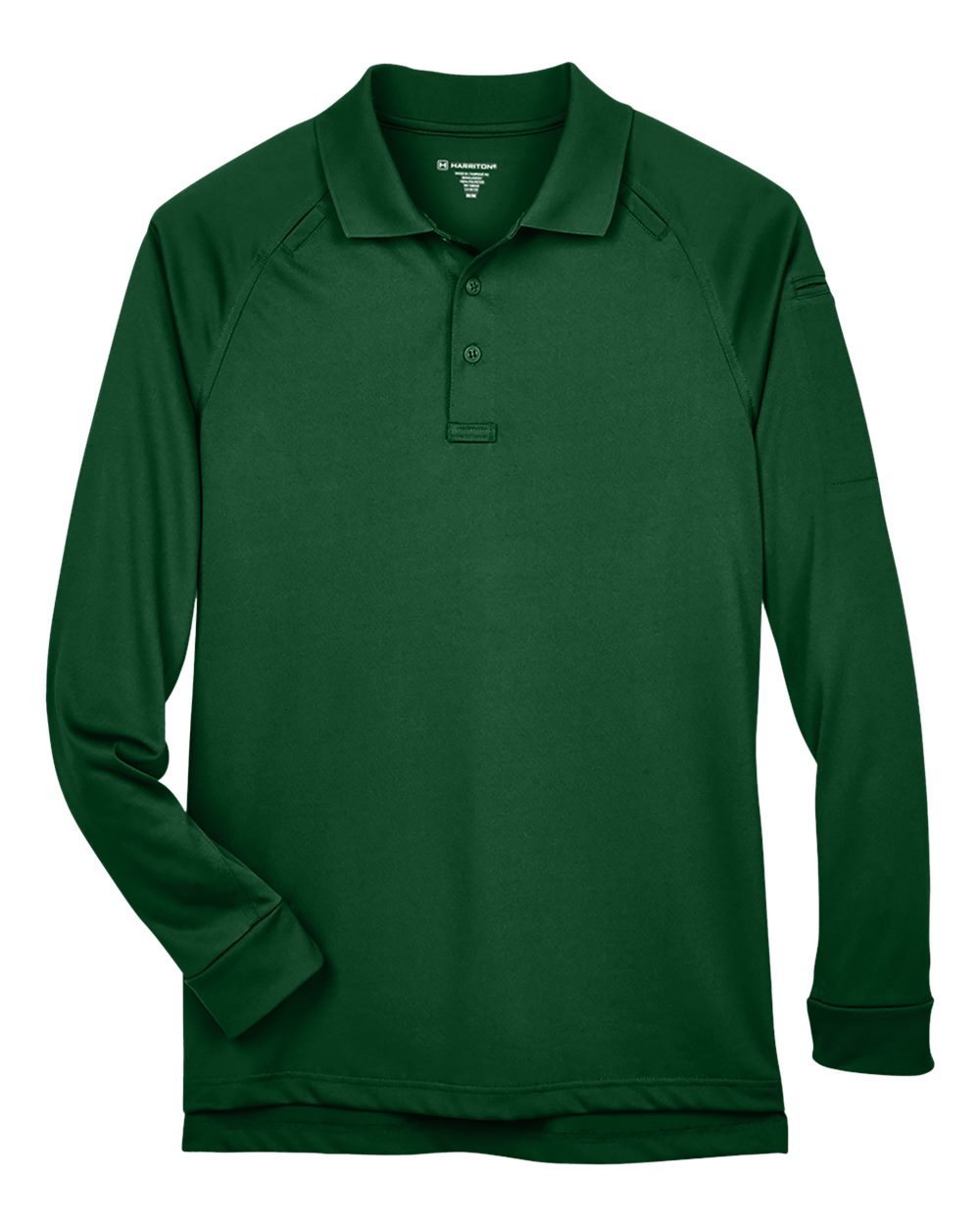 Men's Advantage Long Sleeve Tactical Polo - Front - B200B9542 - Dark Green