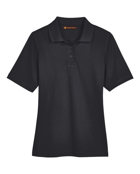 Women's Advantage Snag Protection Plus Polo - Front - B219B9502 - Black