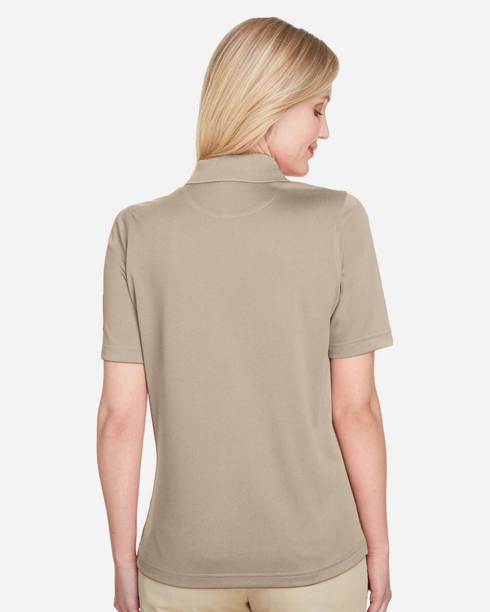 Women's Advantage Snag Protection Plus Polo - OnModelBack - B219B9242 - Khaki