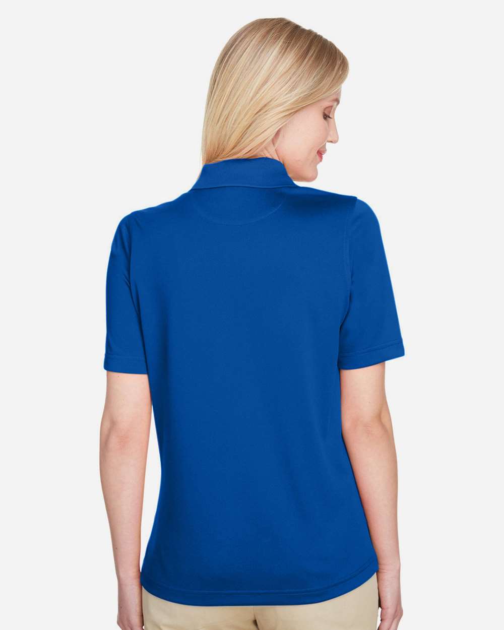 Women's Advantage Snag Protection Plus Polo - OnModelBack - B219B9752 - True Royal