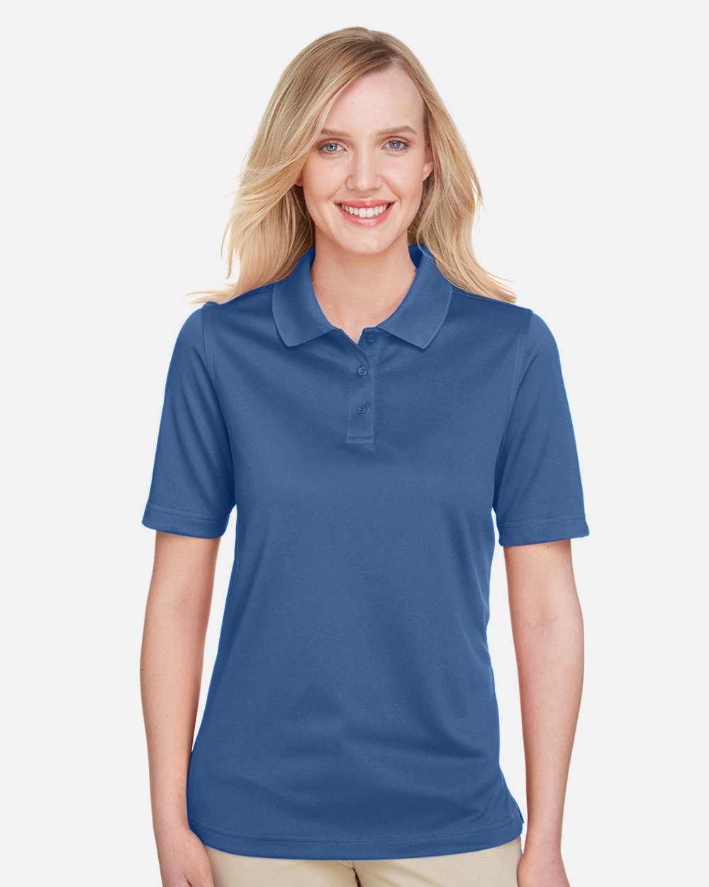 Women's Advantage Snag Protection Plus Polo - OnModelFront - B219B9252 - Pool Blue