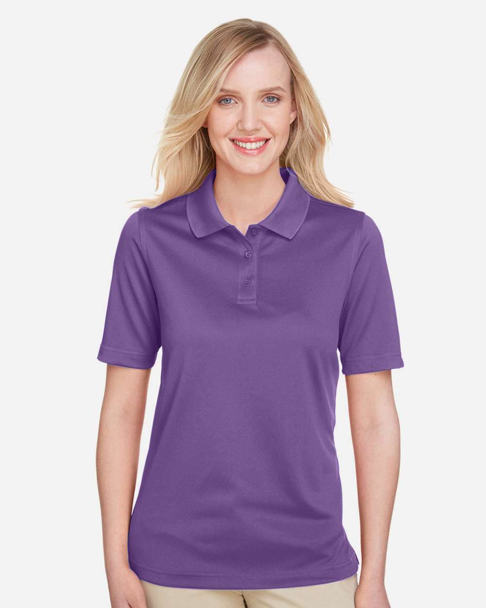 Women's Advantage Snag Protection Plus Polo - OnModelFront - B219B9672 - Team Purple