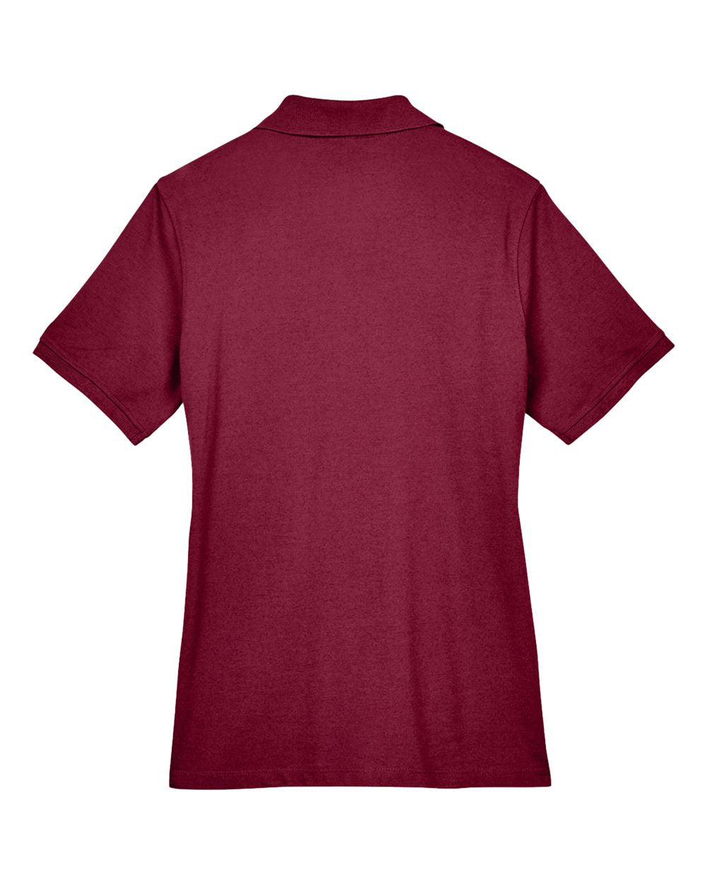 Women's Easy Blend Polo - Back - B207B9532 - Wine