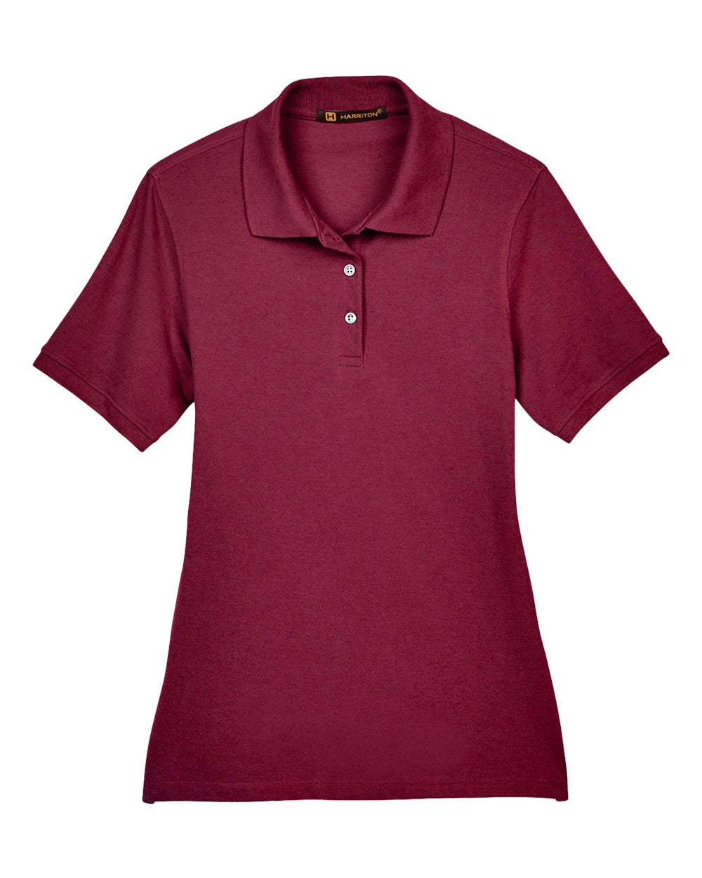 Women's Easy Blend Polo - Front - B207B9532 - Wine