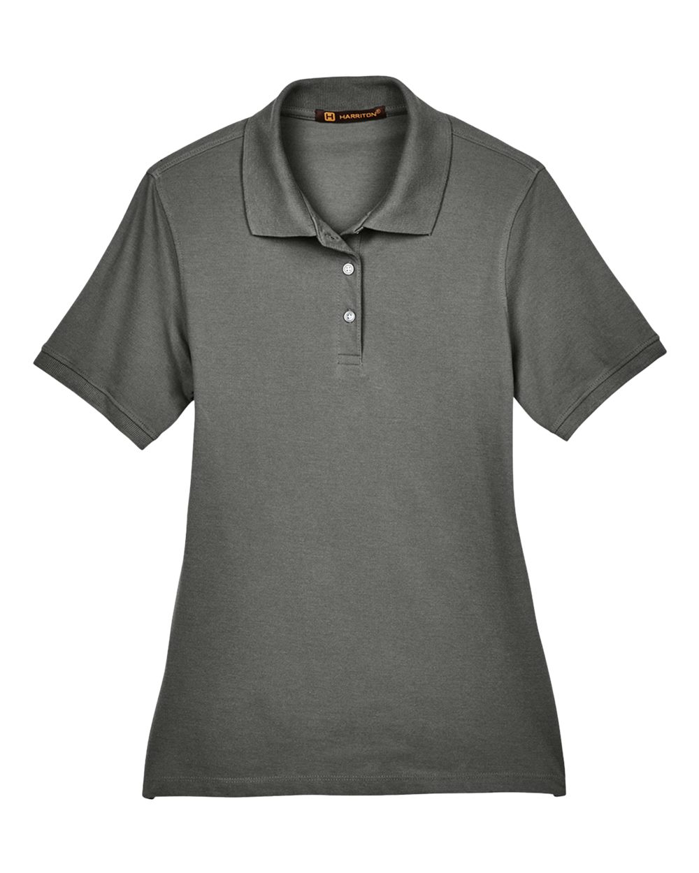 Women's Easy Blend Polo - Front - B207B9592 - Charcoal
