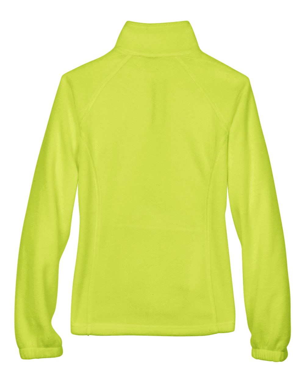Women's Full-Zip Fleece - Back - B307B9122 - Safety Yellow