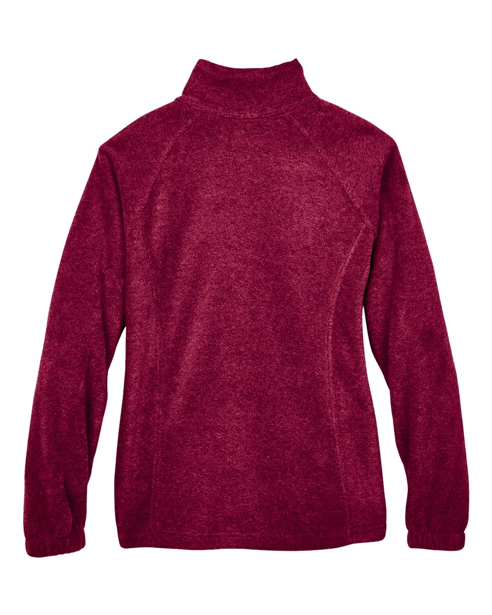 Women's Full-Zip Fleece - Back - B307B9532 - Wine