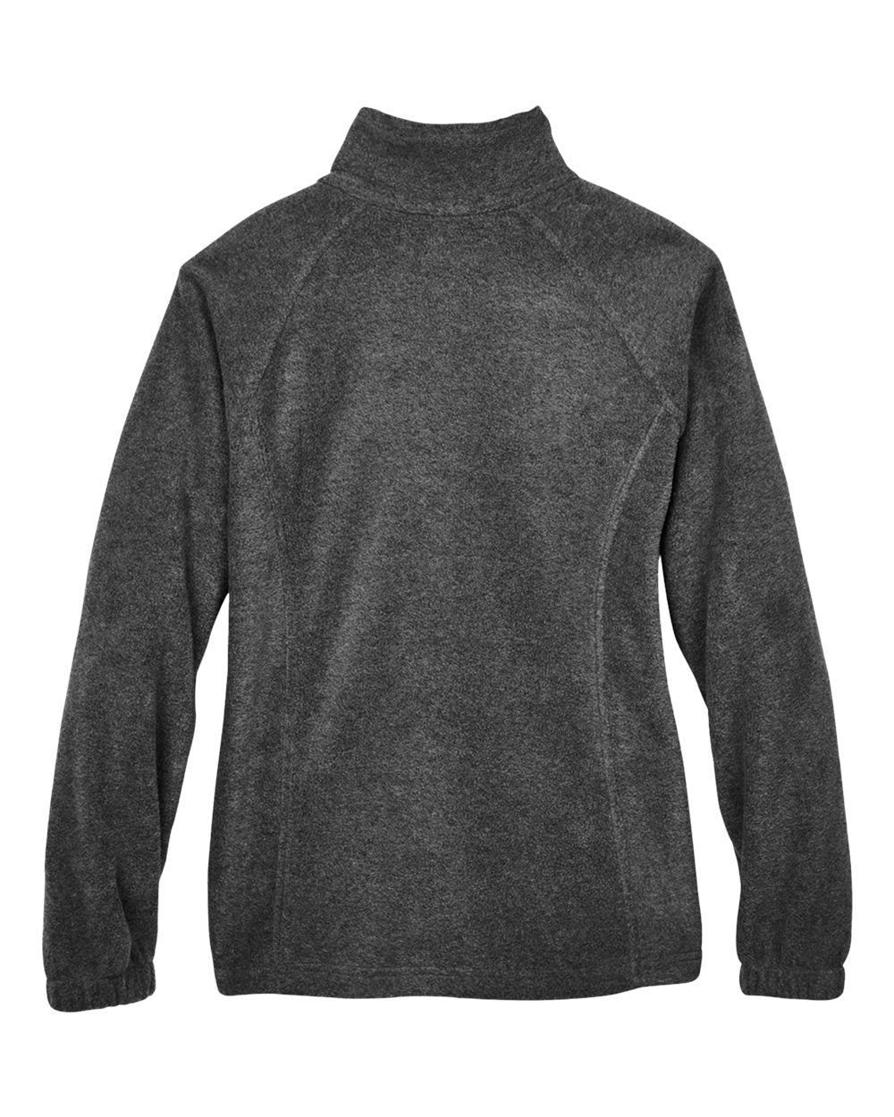 Women's Full-Zip Fleece - Back - B307B9592 - Charcoal